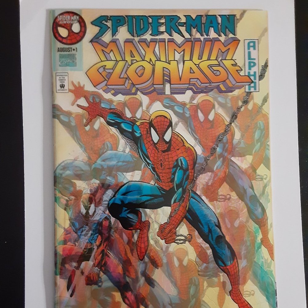 SPIDERMAN MAXIMUM CLONAGE ALPHA FIRST PRINT